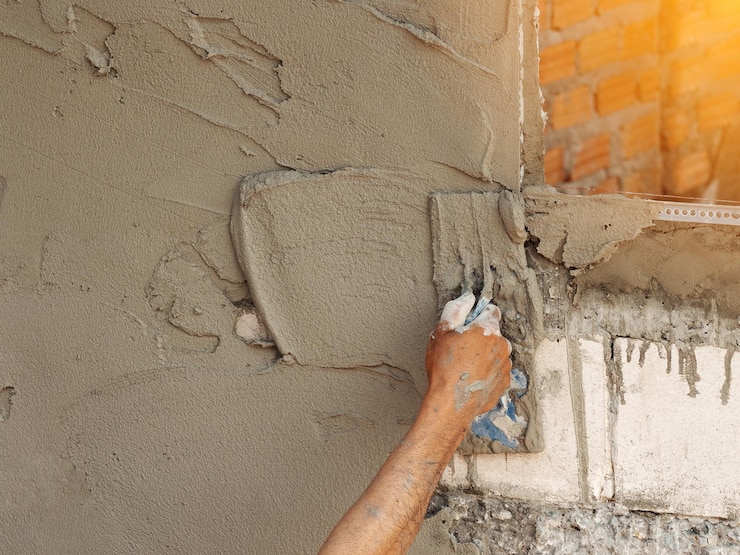 Acasă 56 Aplicarea tencuielilor mecanizate pe suporturi dificile